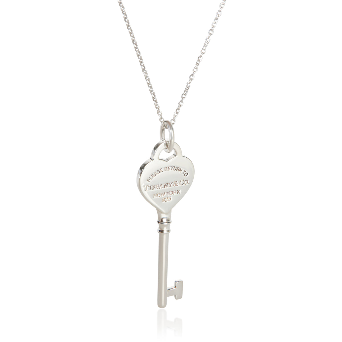 Tiffany & Co. Sterling Silver Return To Tiffany Key Pendant fv