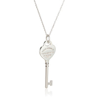Tiffany & Co. Sterling Silver Return To Tiffany Key Pendant fv
