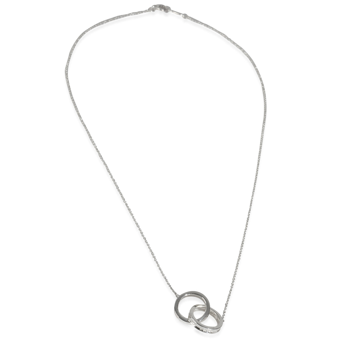 Tiffany & Co. Sterling Silver 1837 Interlocking Circle Pendant