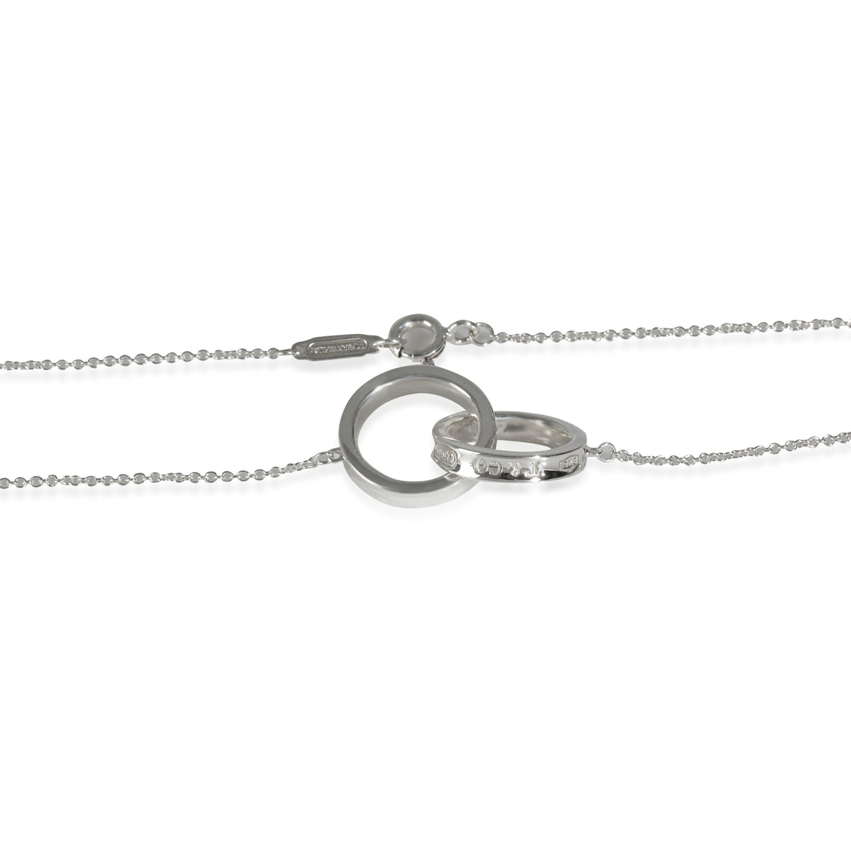 Tiffany & Co. Sterling Silver 1837 Interlocking Circle Pendant
