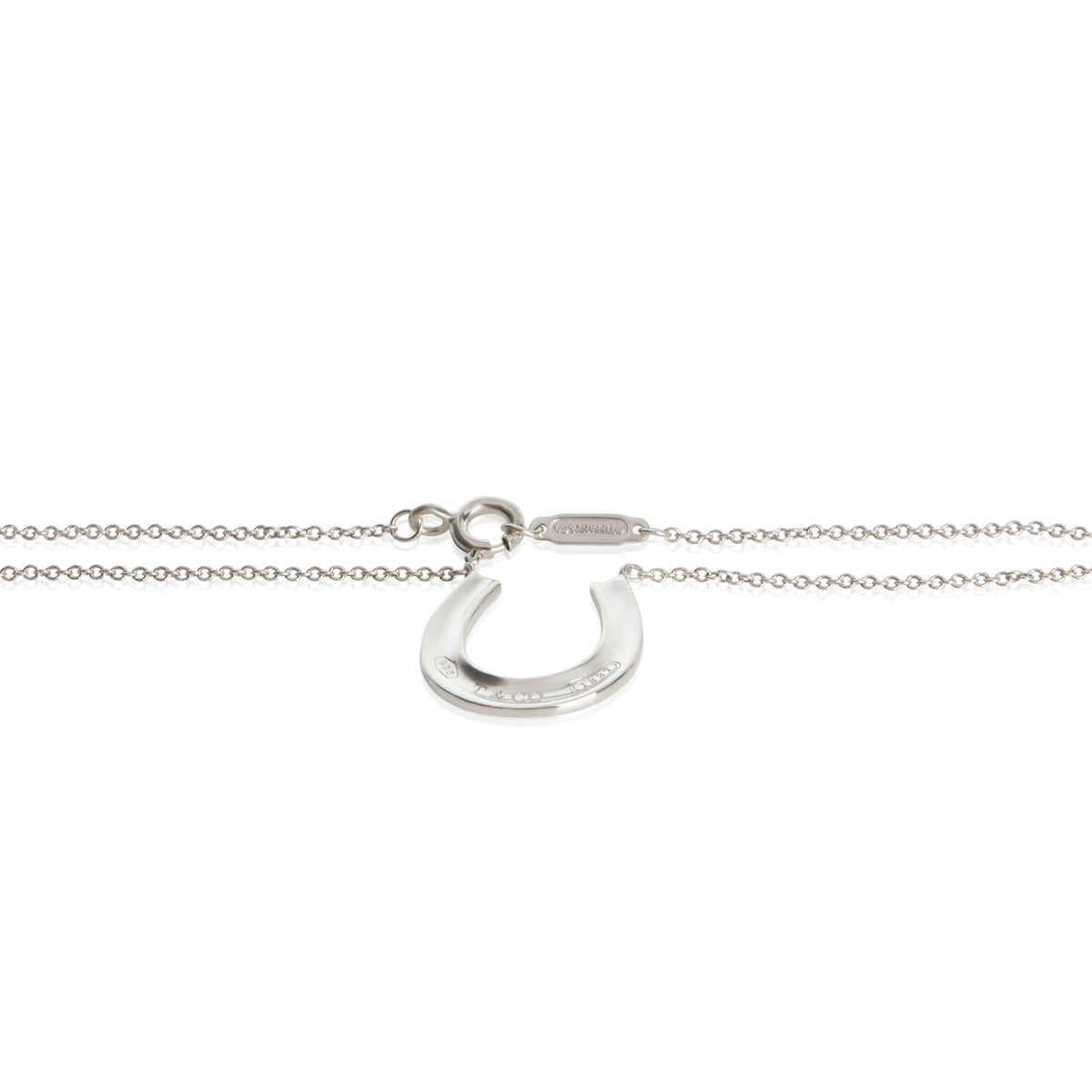 Tiffany & Co. Sterling Silver 1837 Horseshoe Pendant 2