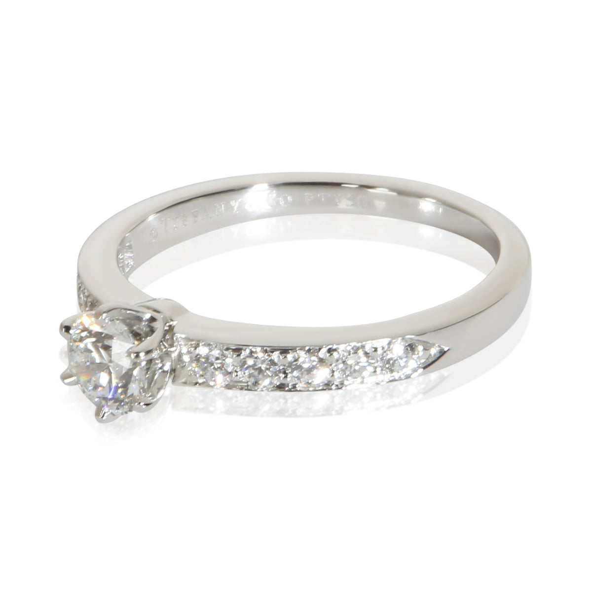 Tiffany & Co. 0.41 ct Round Brilliant Diamond Engagement Ring 2