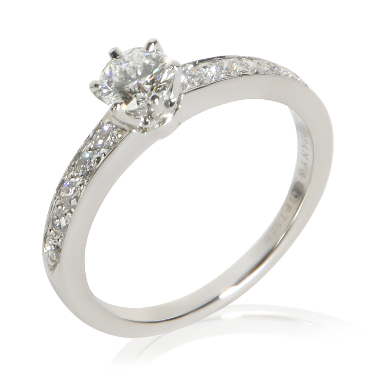 Tiffany & Co. 0.41 ct Round Brilliant Diamond Engagement Ring 4