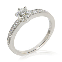 Tiffany & Co. 0.41 ct Round Brilliant Diamond Engagement Ring 4