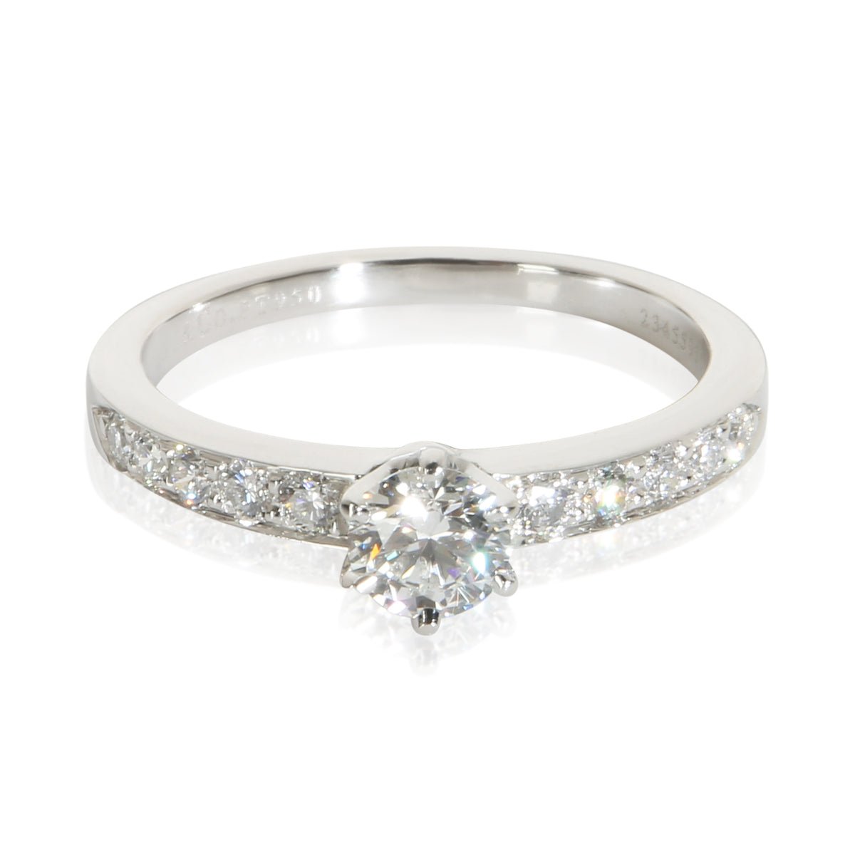 Tiffany & Co. 0.41 ct Round Brilliant Diamond Engagement Ring fv