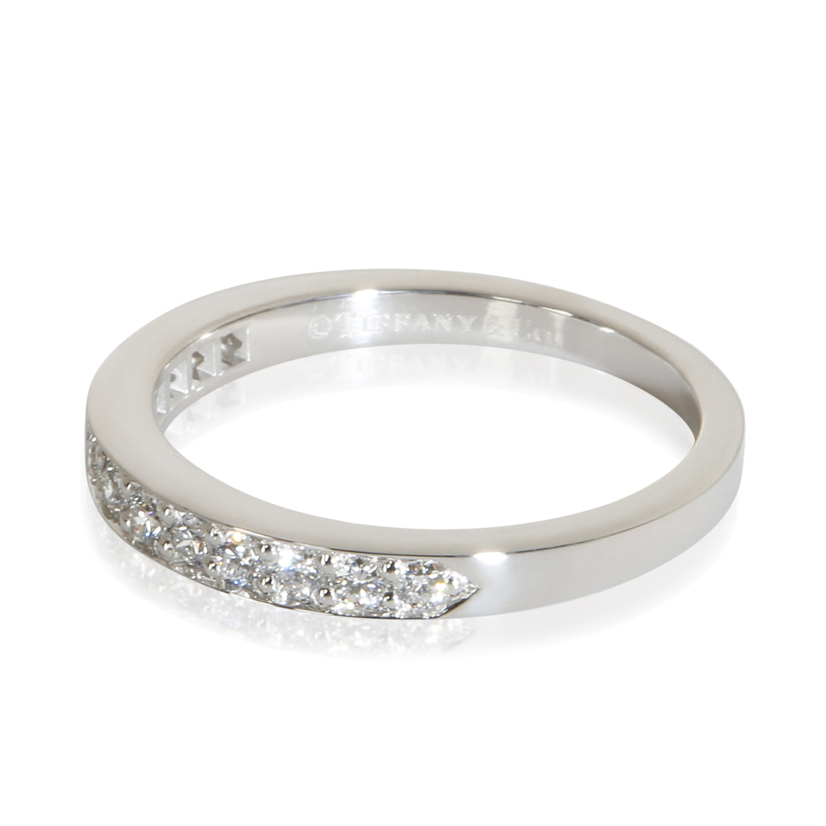 Tiffany & Co. Platinum Diamond Band 3