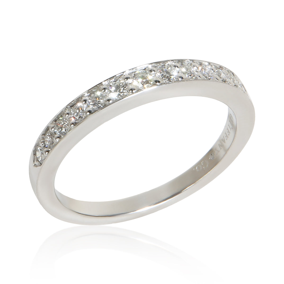 Tiffany & Co. Platinum Diamond Band 5
