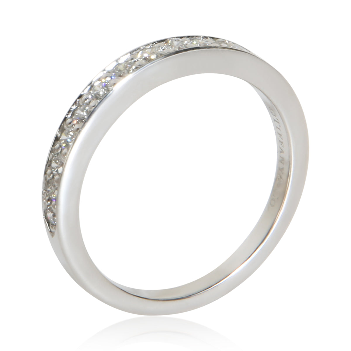 Tiffany & Co. Platinum Diamond Band 6
