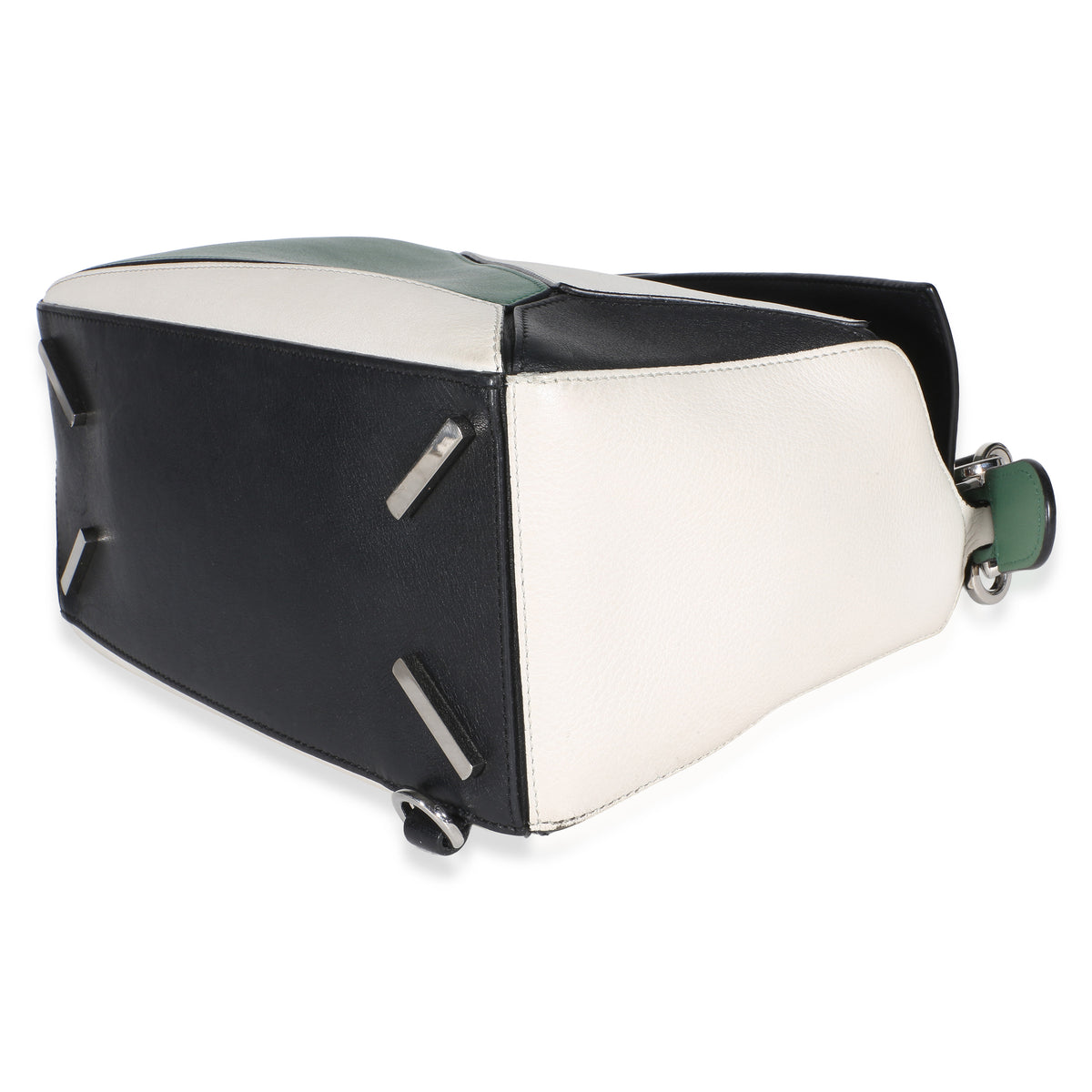 Loewe Green Multicolor Calfskin Medium Puzzle Bag Handbag 6