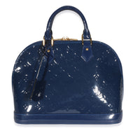Louis Vuitton Grand Bleu Monogram Vernis Alma PM Handbag id