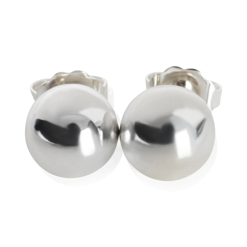 Tiffany & Co. Sterling Silver 8mm HardWear Ball Earrings