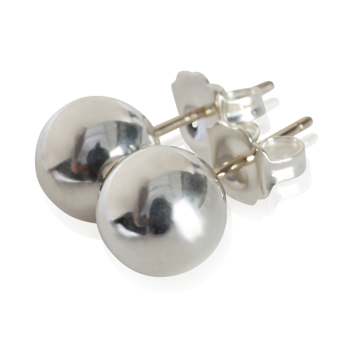 Tiffany & Co. Sterling Silver 8mm HardWear Ball Earrings