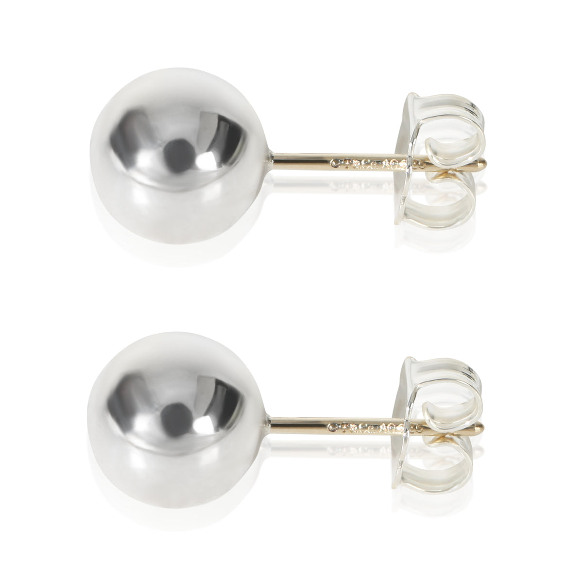 Tiffany & Co. Sterling Silver 8mm HardWear Ball Earrings