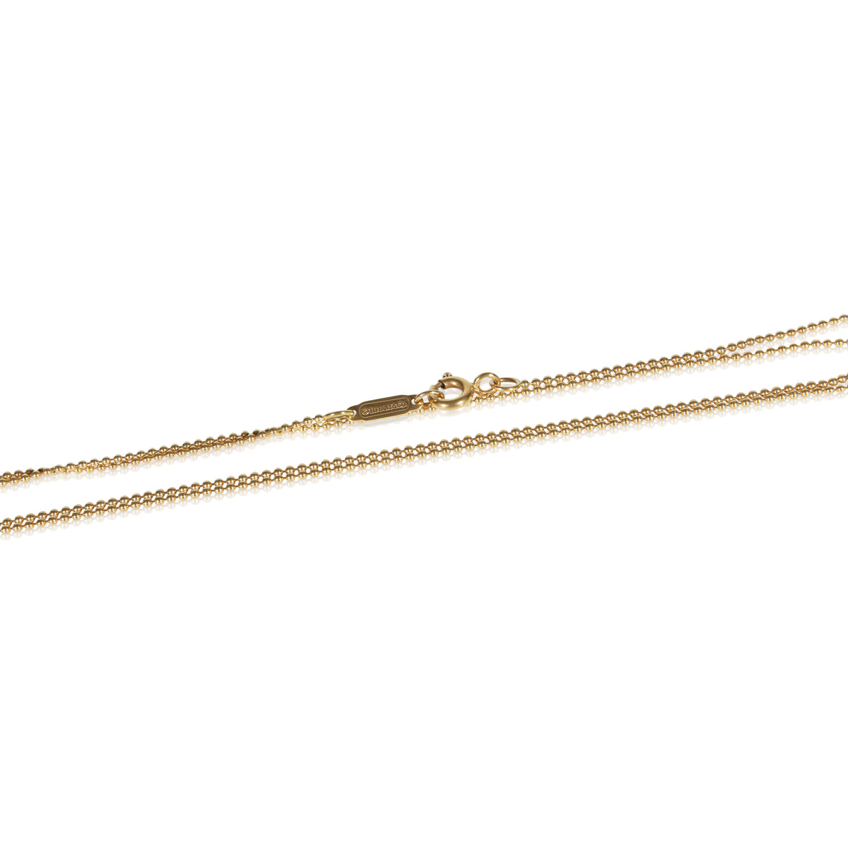 Tiffany & Co. Yellow Gold Bead Chain Necklace 2