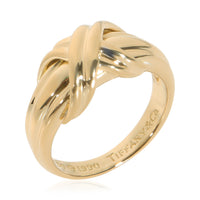 Tiffany & Co. Yellow Gold Signature X Ring 4