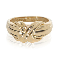 Tiffany & Co. Yellow Gold Signature X Ring fv