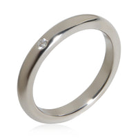 Tiffany & Co. Platinum Diamond Elsa Peretti Stacking Band 4