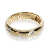 Tiffany & Co. Yellow Gold & Platinum Diamond Etoile Band 3