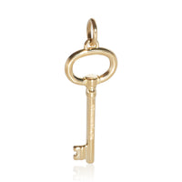 Tiffany & Co. Yellow Gold Small Oval Key Pendant 3