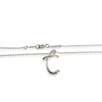Tiffany & Co. Sterling Silver Elsa Peretti Initial T Pendant 2