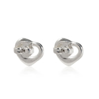 Tiffany & Co. Sterling Silver Elsa Peretti Open Heart Earrings