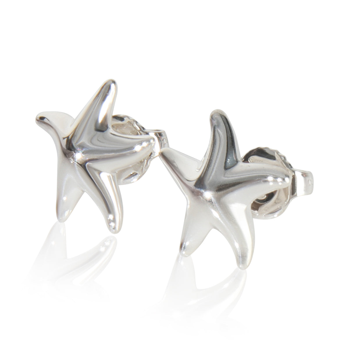 Tiffany & Co. Sterling Silver Elsa Peretti Starfish Earrings