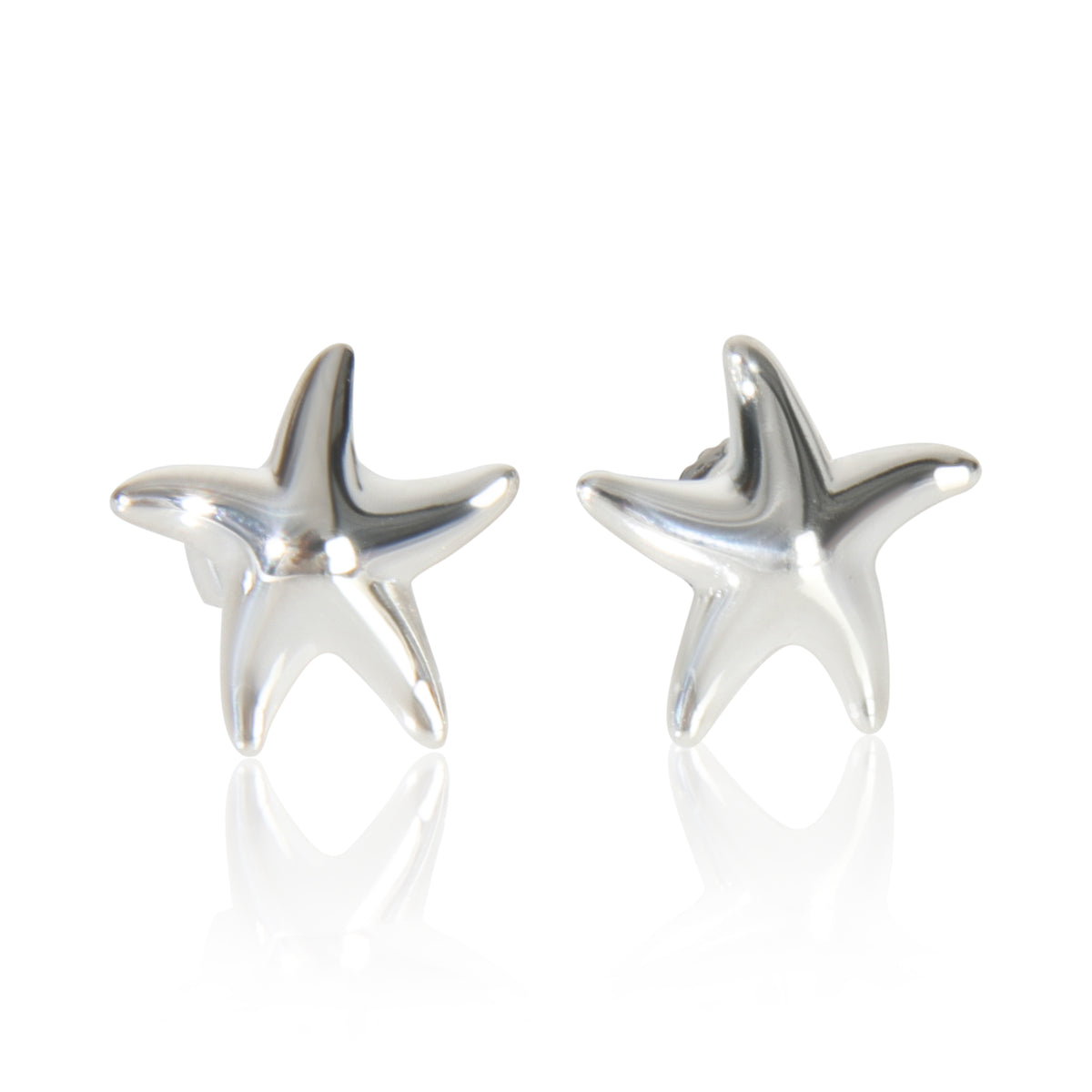 Tiffany & Co. Sterling Silver Elsa Peretti Starfish Earrings