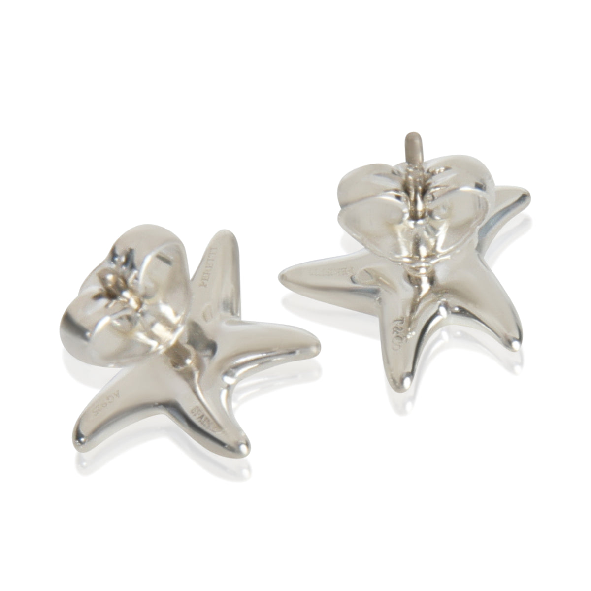 Tiffany & Co. Sterling Silver Elsa Peretti Starfish Earrings