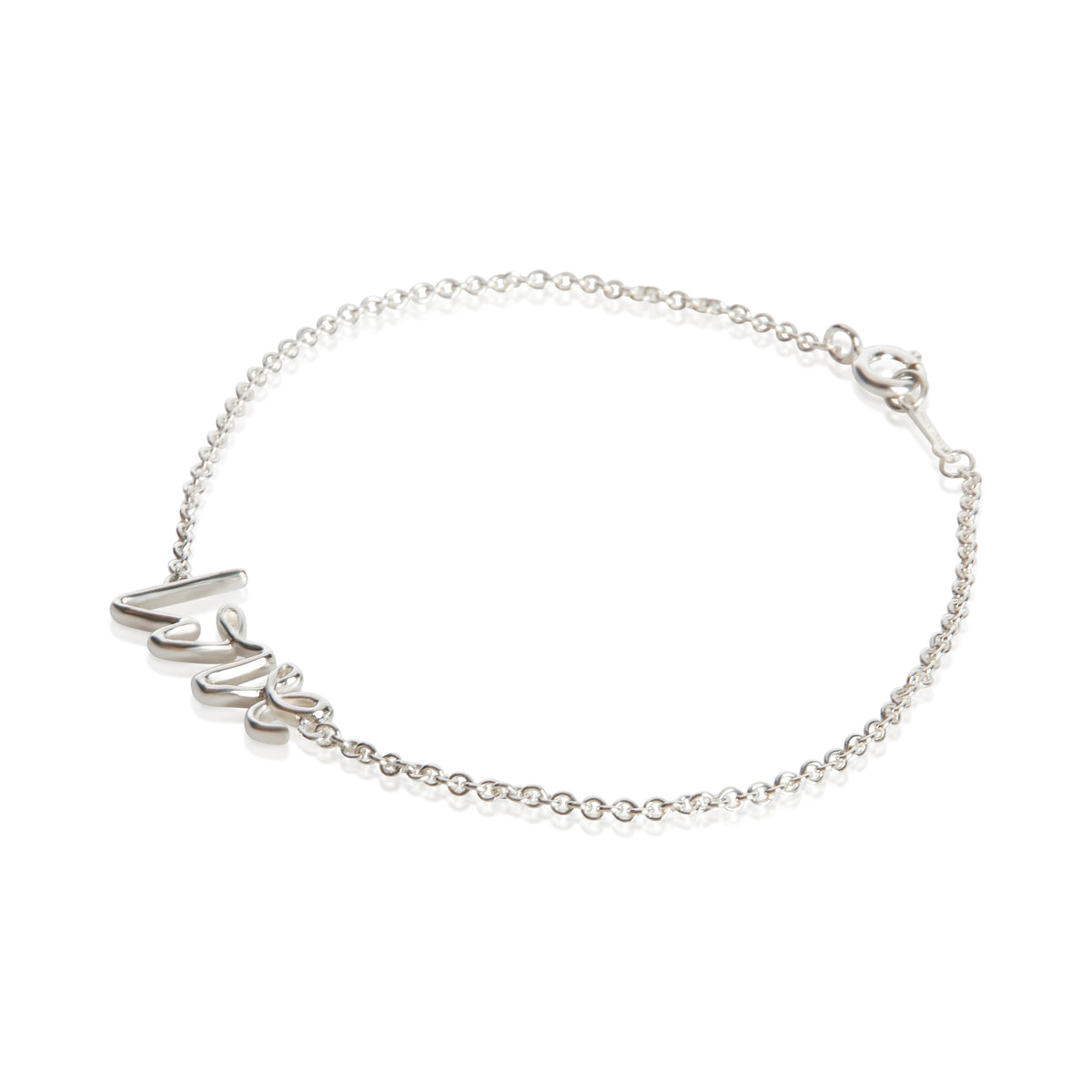 Tiffany & Co. Sterling Silver Paloma Picasso Graffiti Love Bracelet 2