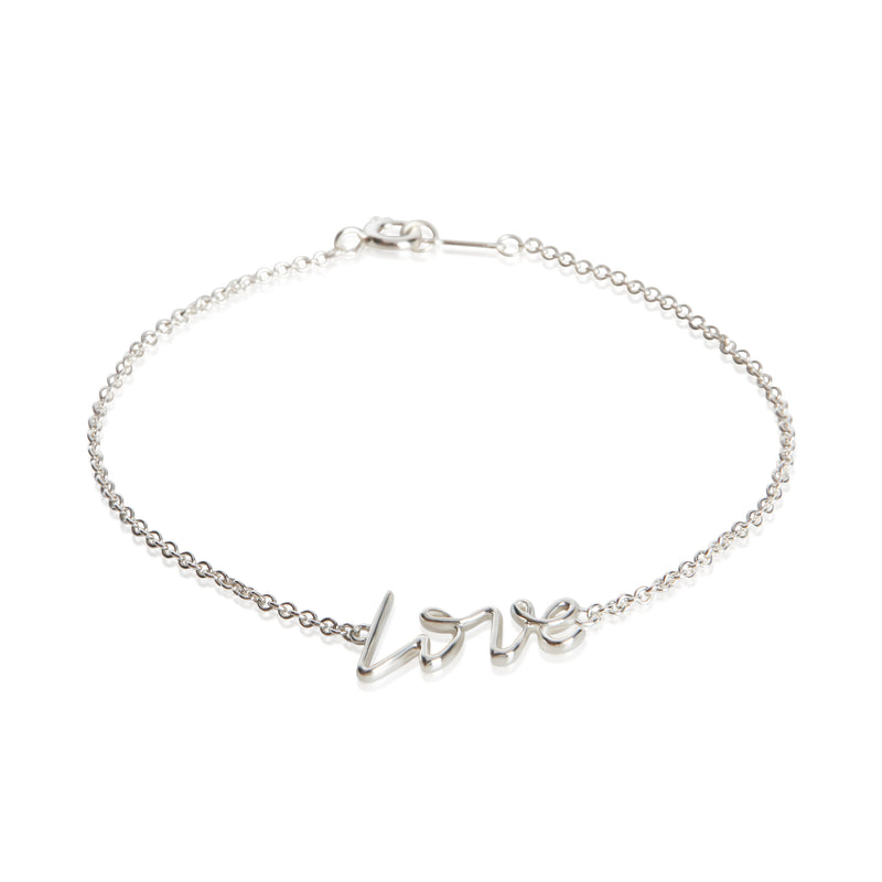 Tiffany & Co. Sterling Silver Paloma Picasso Graffiti Love Bracelet fv