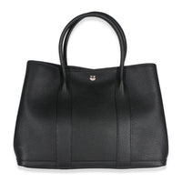 Hermès Black Togo Garden Party 36 PHW Handbag id