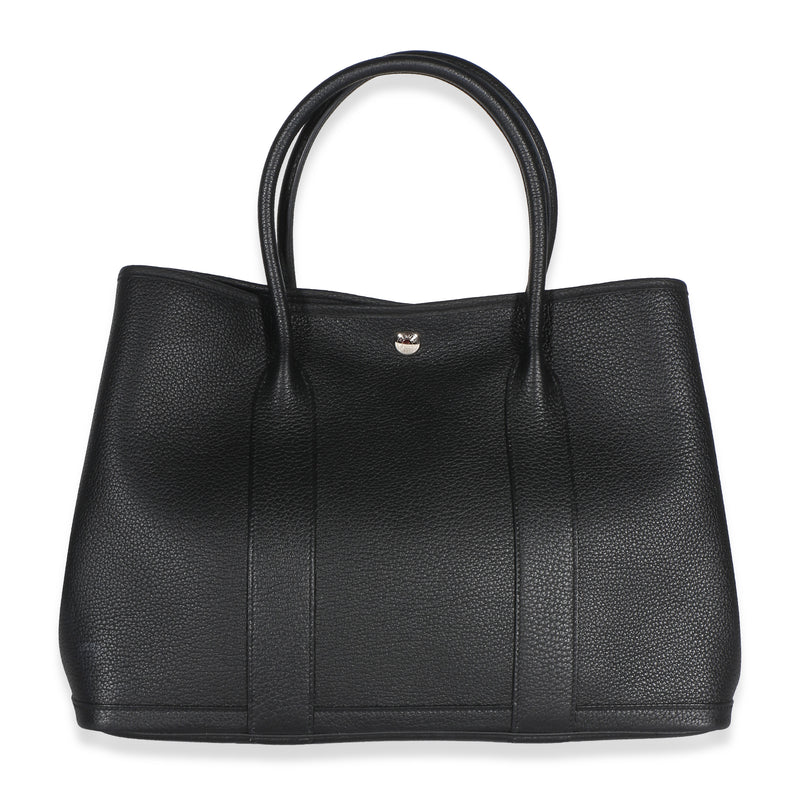 Hermès Black Togo Garden Party 36 PHW Handbag id