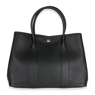 Hermès Black Togo Garden Party 36 PHW Handbag id