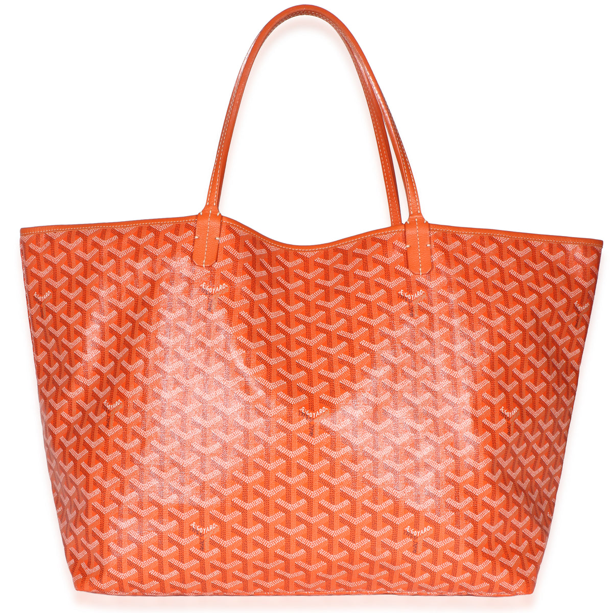 Goyard Orange ine Canvas Saint Louis GM Handbag 4