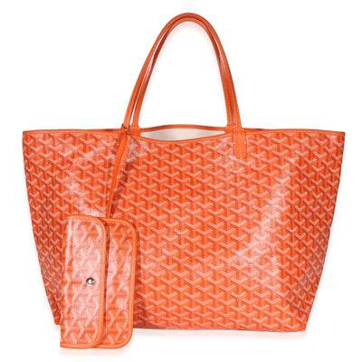 Goyard Orange ine Canvas Saint Louis GM Handbag id