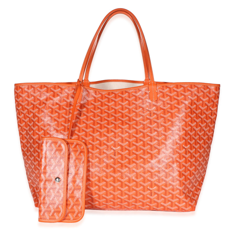 Goyard Orange ine Canvas Saint Louis GM Handbag id