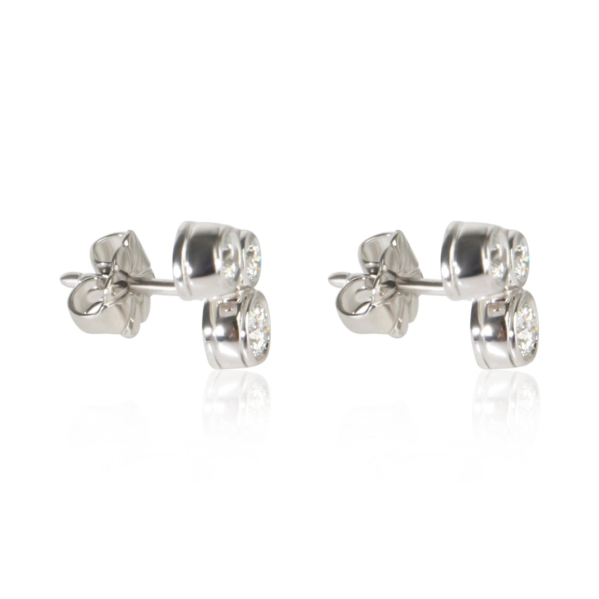 Tiffany & Co. Platinum Diamond Bubble Earrings 2