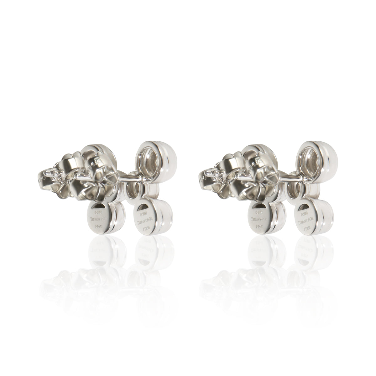 Tiffany & Co. Platinum Diamond Bubble Earrings 4