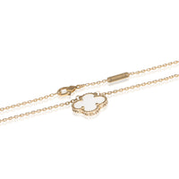 Van Cleef & Arpels Yellow Gold Mother Of Pearl Vintage Alhambra Pendant 2