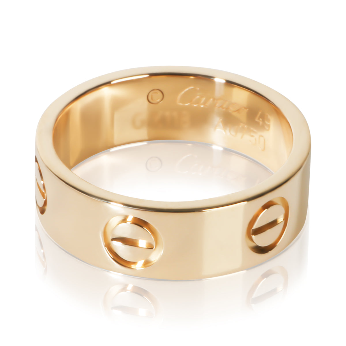 Cartier Yellow Gold Love Ring fv