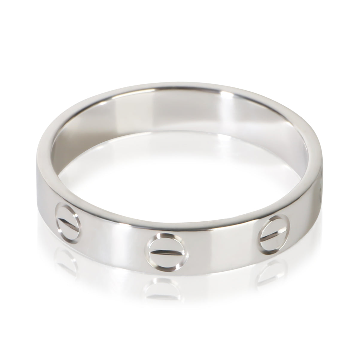 Cartier White Gold Small Love Ring 3