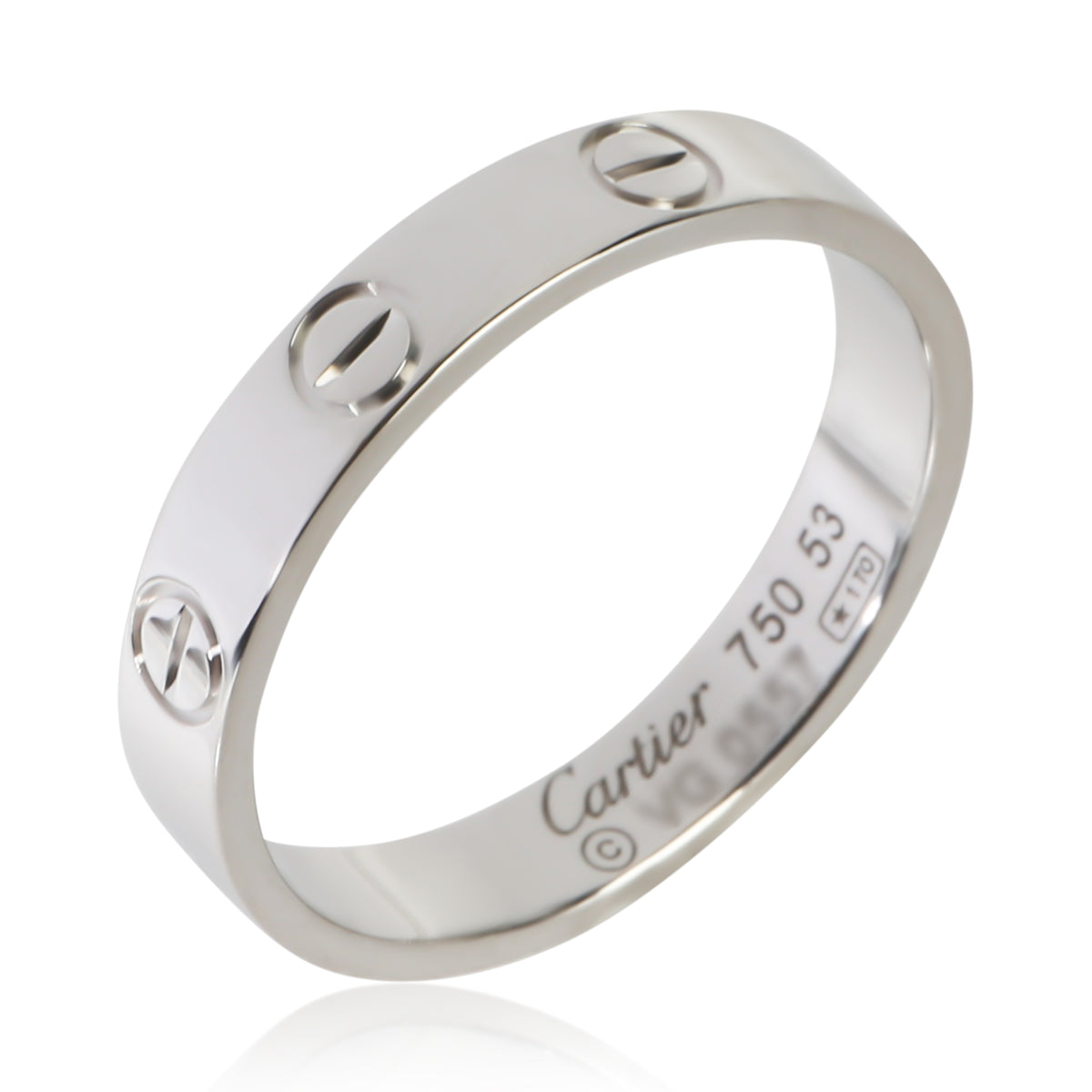 Cartier White Gold Small Love Ring 4