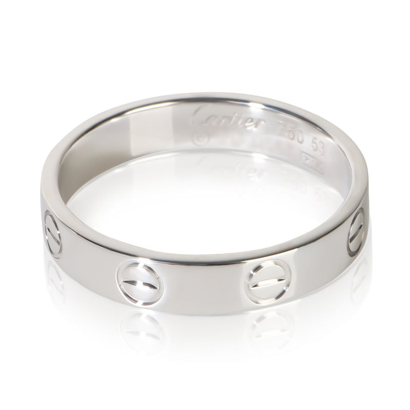 Cartier White Gold Small Love Ring fv