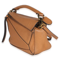 Loewe Tan Grained Calfskin Mini Puzzle Bag Handbag 2