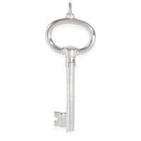 Tiffany & Co. Sterling Silver Large Oval Key Pendant