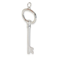 Tiffany & Co. Sterling Silver Large Oval Key Pendant