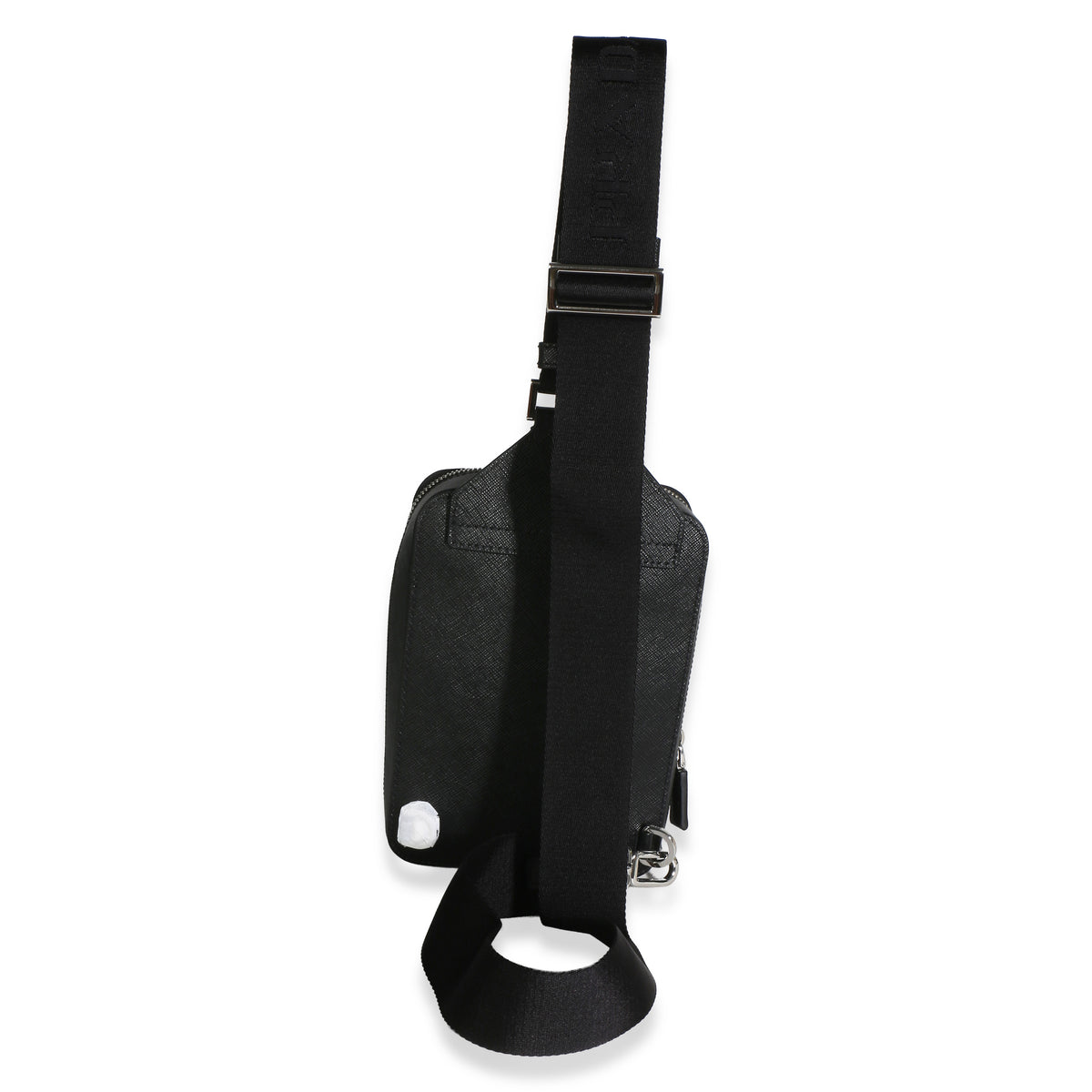 Prada Black Saffiano Brique Slingbag Handbag 5