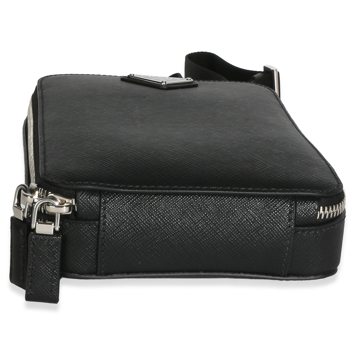 Prada Black Saffiano Brique Slingbag Handbag 6
