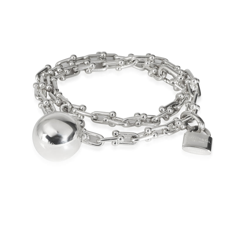 Tiffany & Co. Sterling Silver Small Model HardWear Wrap Bracelet