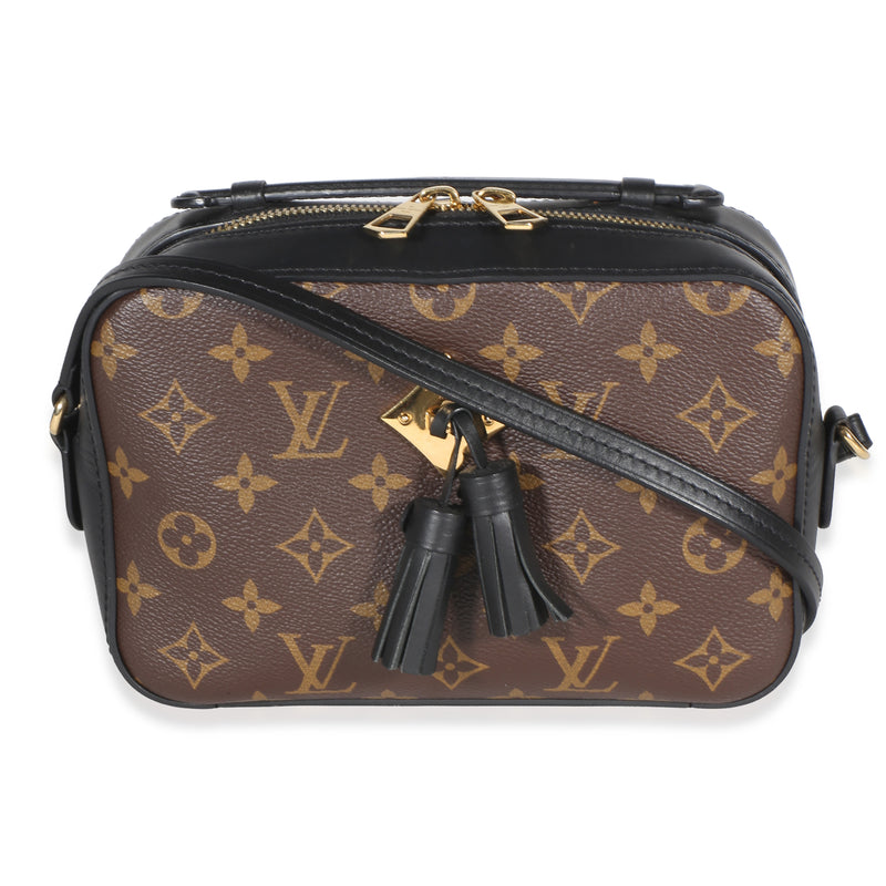 Louis Vuitton Black Monogram Canvas Saintonge Handbag id